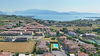 Bilocale di testa al primo piano con ampia terrazza in residence con piscina a Puegnago del Garda