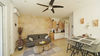 Renovated one-bedroom apartment in an exclusive lakefront residence in Manerba del Garda