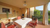 Bright two-room apartment with private porch in a renowned residence in Manerba del Garda