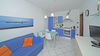Trilocale al piano terra in residence con piscina a Manerba del Garda