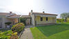 Portion of semi-detached house in context with swimming pool in Soiano del Lago