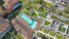 Prestigious two-room apartment with private courtyard and garage, for sale in the center of Salò