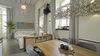 Prestigious two-room apartment with private courtyard and garage, for sale in the center of Salò