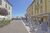 Three-room top floor apartment with lake view terrace and garage for sale in the centre of Salò