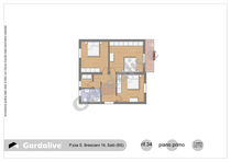 Semi-detached house with private garden of 600mq., in San Felice del Benaco for sale