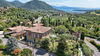 Charming Liberty-style villa with lake view, wonderful swimming pool and dependace, in Roé Volciano for Sale