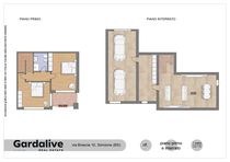 Peschiera del Garda, detached house in a residential complex with a swimming pool for sale