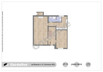 In the heart of Peschiera del Garda, elegant Portion of two-family villa for sale