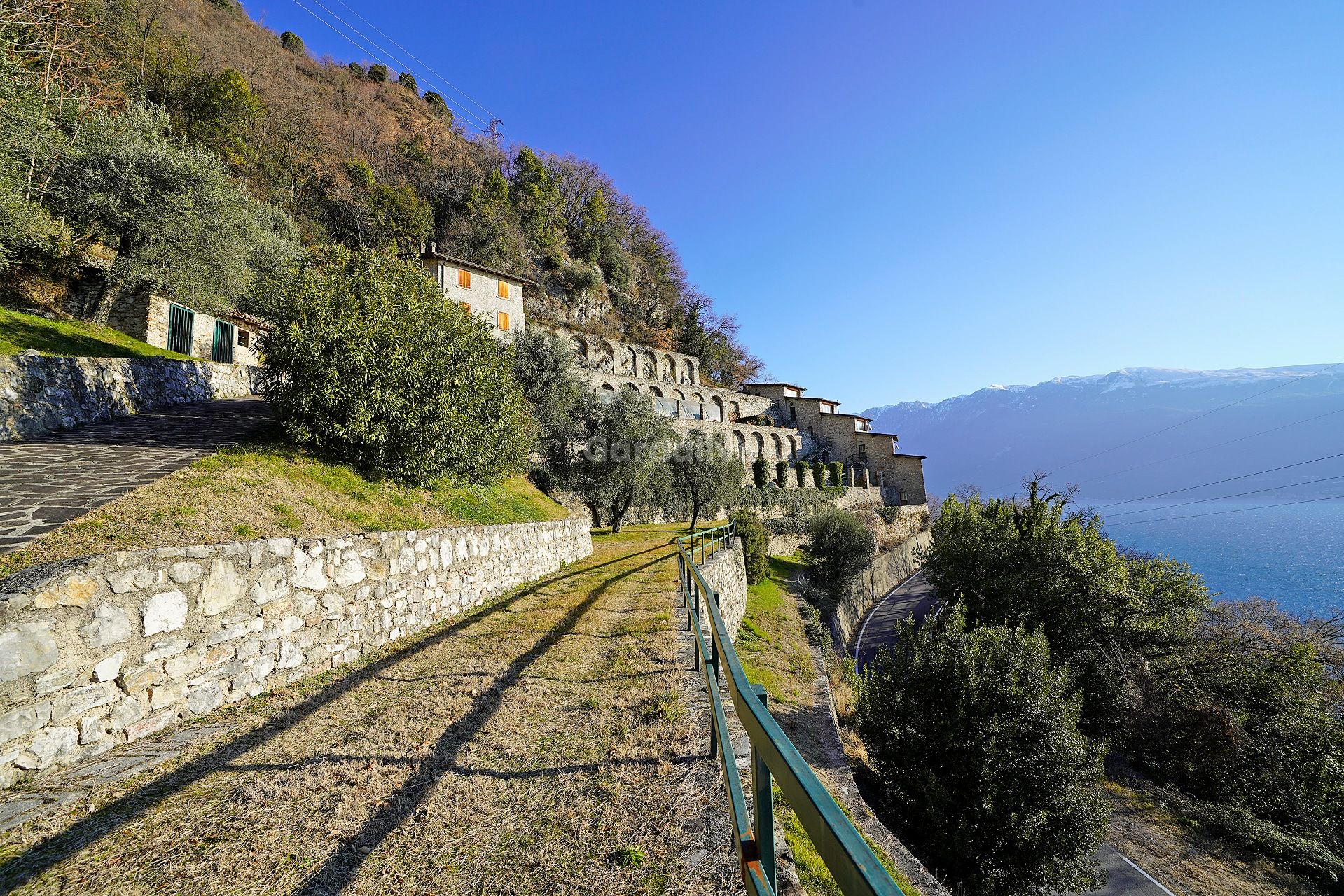 Historic limonaia with panoramic lake view in Gargnano
