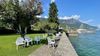 Two-room apartment on the ground floor with pool and lakeside park