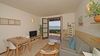 One-bedroom apartment with lake view in a residence with pool